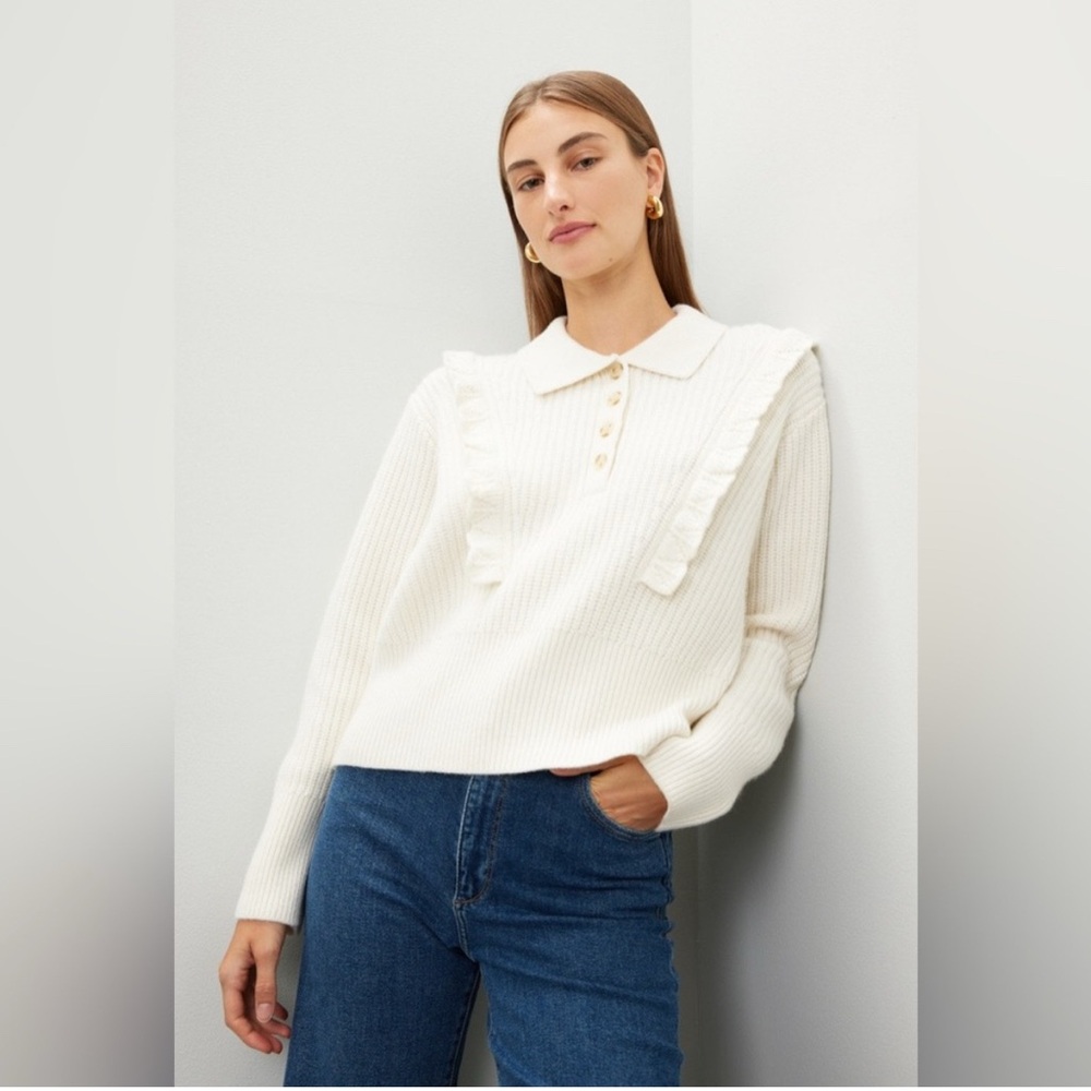 10 Crosby Derek Lam Cream Sweater